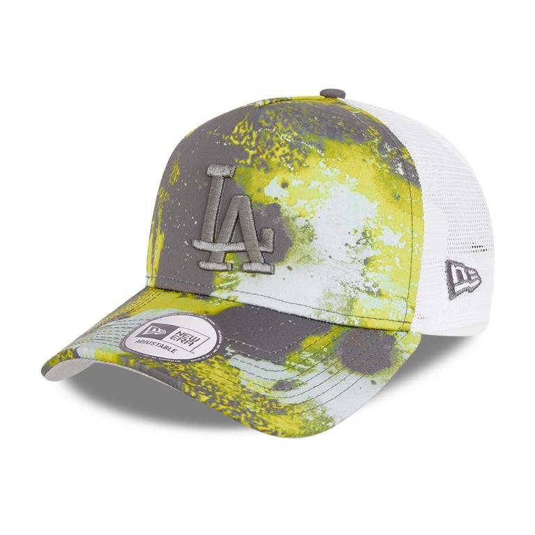 Gorras New Era Mlb Blancos - LA Dodgers Seasonal A-Frame Trucker 28564MYJD